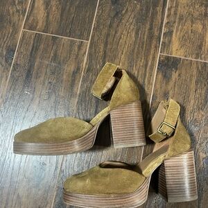 Seychelles Suede Platform Heels